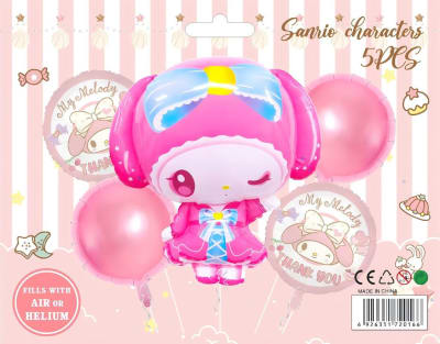 GLOBO FOIL MY MELODY 5 PCS