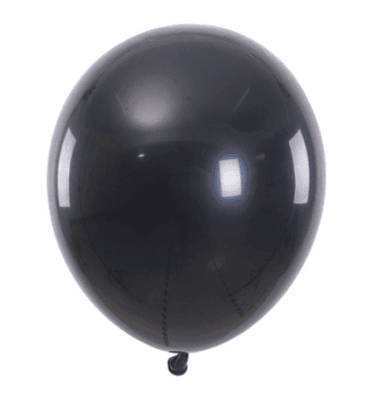 GLOBO LISO NEGRO R9 25 UND