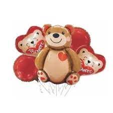 SET GLOBO OSO 5 PCS