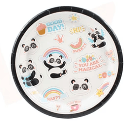 PLATO PANDA 6 UND 18 CM