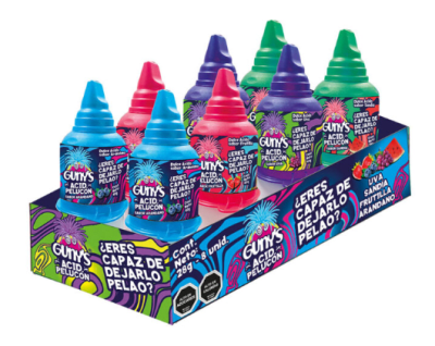 GUNYS ACID PELUCON 28 GR DISPLEY DE 8 UND