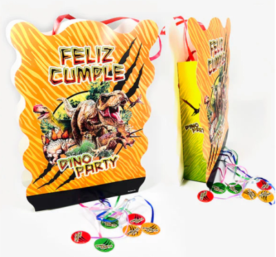 PIÑATA PLANA DINO JURASICO