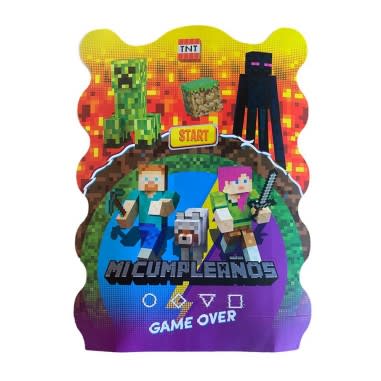 PIÑATA GAME OVER MINECRAFT