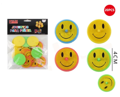 JUGUETE PARA PIÑATA TROMPO 20 PCS