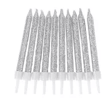 VELA PLATA BRILLANTE 8 PCS