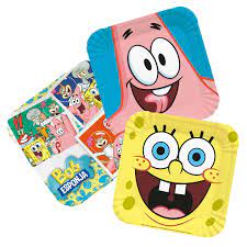 SET PLATOS BOB ESPONJA 6 UND
