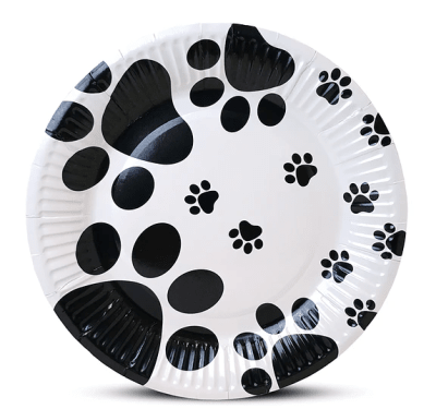 PLATO PATITAS 18 CM 6 UND