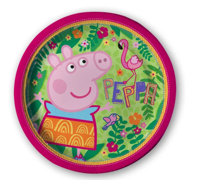 SET PLATOS PEPPA PIG 6 UND