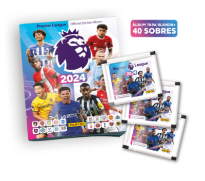 PACK ALBUM + 40 SOBRES PREMIR LEAGUE 2024