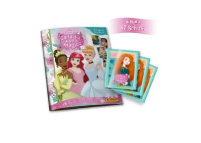 PACK ALBUM + 40 SOBRES PRINCESAS CADA DÍA ES MÁGICO