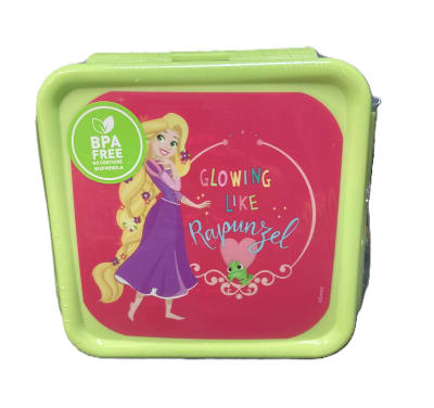 HERMÉTICO CUADRADO RAPUNZEL 500 ML