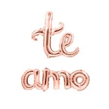 GLOBO METALICO TE AMO ROSE 16 PULGADAS