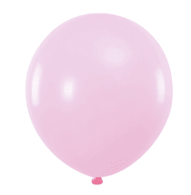 GLOBO LISO ROSADO R9 25 UND