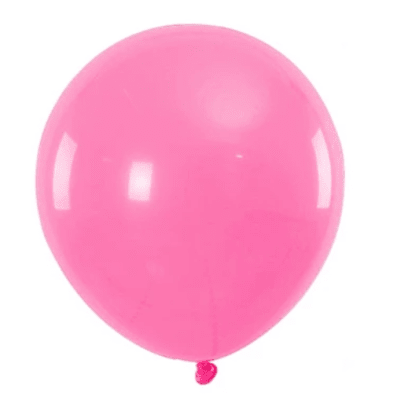GLOBO LISO ROSADO 25 UND R12