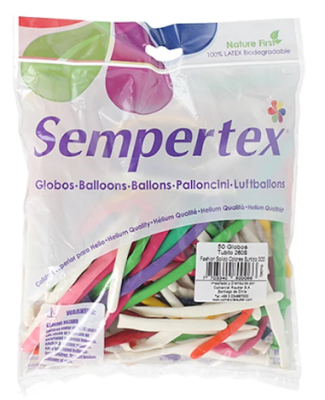 GLOBO SEMPERTEX T260 FASHION SURTIDO X 50 UND