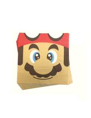 SERVILLETA SUPER MARIO 12 UND