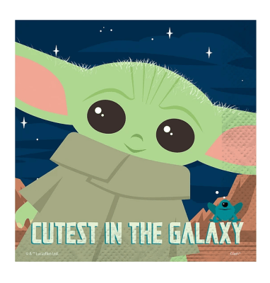 SERVILLETAS MANDALORIAN 12 UND