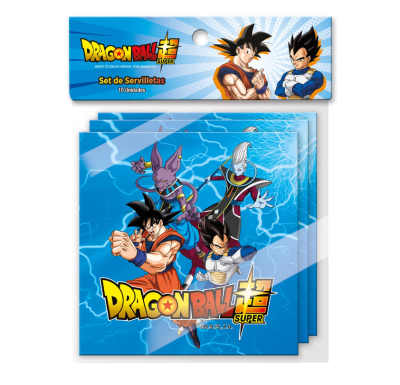 SET 10 SERVILLETAS DRAGON BALL