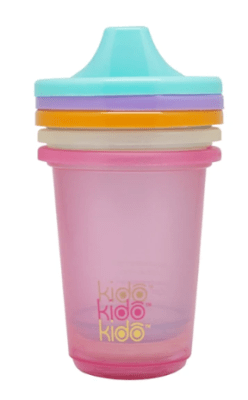 SET 3 REUSABLE CUPS KIDO 300 ML