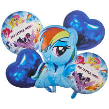 SET GLOBO MY LITTLE PONY 5 UND