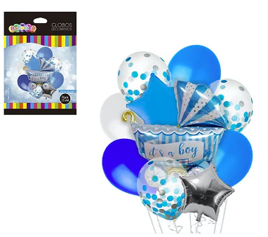 SET GLOBO COCHE BOY 10 UND