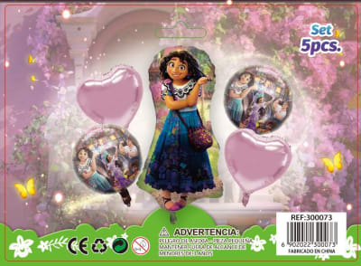 GLOBO FOIL ENCANTO CORAZON 5 UND