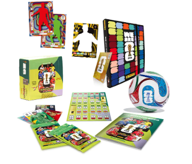 PACK ESPECIAL: STARTER PACK DELUXE + CAJA 24 SOBRES FIFA WORLD CUP 2026 + BALÓN TRIONDA