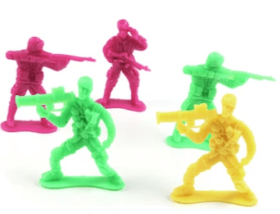 JUGUETE PARA PIÑATA MINI SOLDADOS 36 PCS