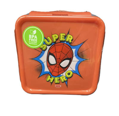 HERMÉTICO CUADRADO SPIDERMAN 500 ML