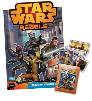 PACK ALBUM + 40 SOBRES STAR WARS REBELS