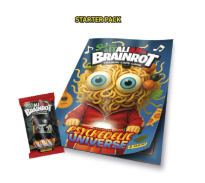 STARTER PACK ITALIAN BRANINROT TRADING CARD GAME