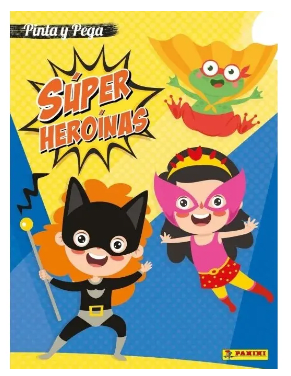 PINTA Y PEGA SÚPER HEROÍNAS N.40