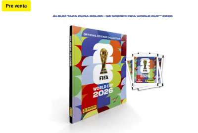 ÁLBUM TAPA DURA COLOR + 50 SOBRES FIFA WORLD CUP MUNDIAL 2026 PRE VENTA