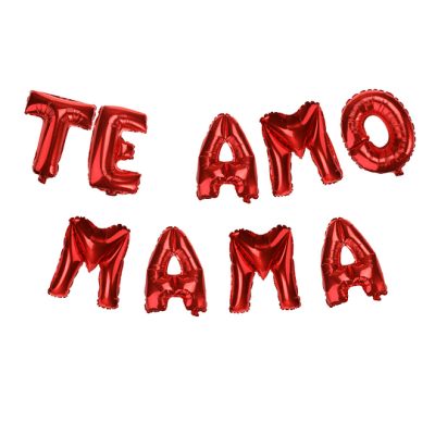 GLOBO LETRAS TE AMO MAMA 1 UND