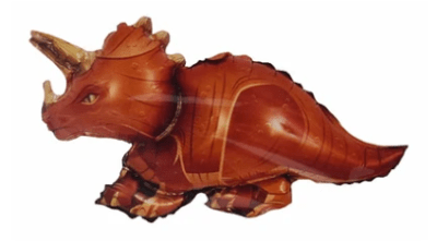 GLOBO FOIL DINOSAURIO TRICERATOPS 1 UND 110 X 60 CM