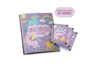 PACK ALBUM + 40 SOBRES UNICORNIO