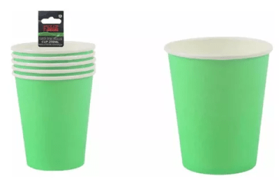 VASO FLUOR VERDE 6 UN