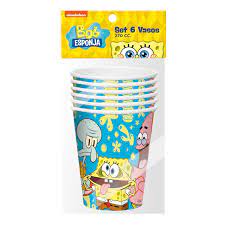 VASO BOB ESPONJA 6 UNI