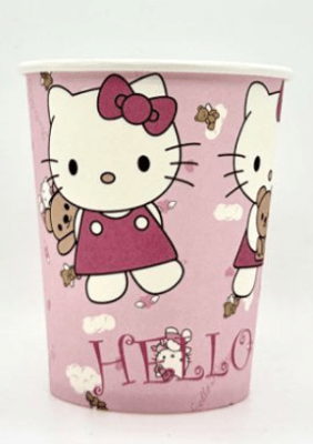 SET VASOS HELLO KITTY 6 UND