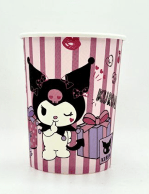 SET VASOS KUROMI 6 UND