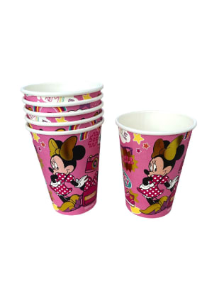 SET VASOS MINNIE 6 UND