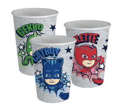 VASOS PJ MASKS 6 UND