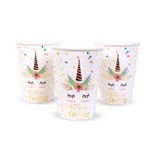 SET VASOS UNICORNIO CHASQUILLA 6 UND