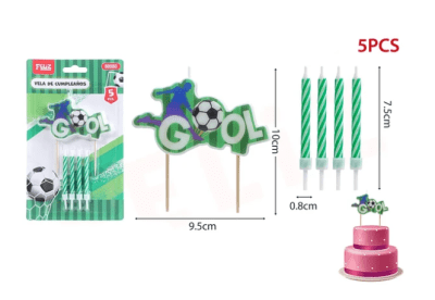 VELA FÚTBOL GOOL 5 PCS