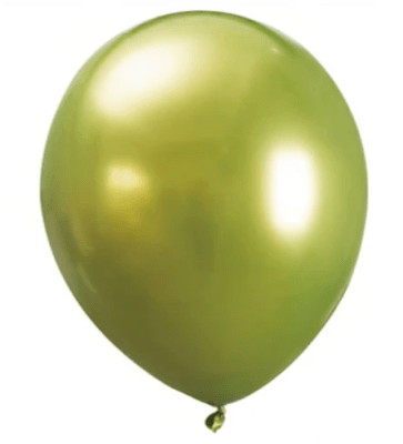SET GLOBO CRHOMADO 25 UND VERDE CLARO