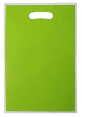 BOLSA DE DULCES PLÁSTICA VERDE LIMA 10 UND