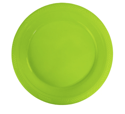 SET PLATOS VERDES 10 UND