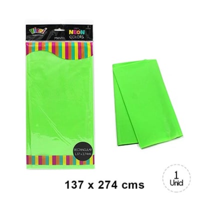 MANTEL NEON VERDE 1 UND