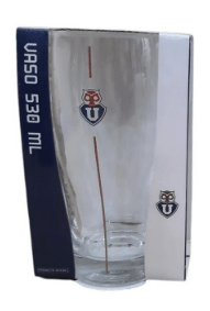 VASO VIDRIO U DE CHILE 530 ML