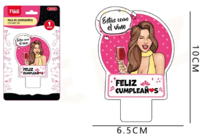 VELA FELIZ CUMPLEAÑOS/ ESTÁS COMO EL VINO